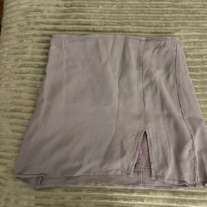 Aritzia grey mini skirt